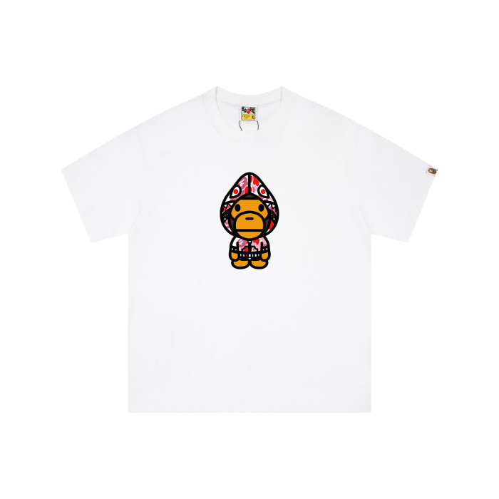 A Bathing Ape Bape Pointed Hat Shark Camouflage Milo Print Tee 6 colors 29348044