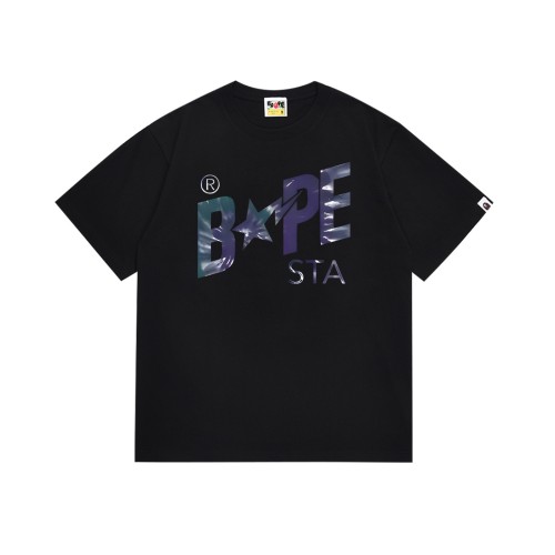 A Bathing Ape Bape Tie Dye Large Letter Star Print Tee 4 colors 29348079
