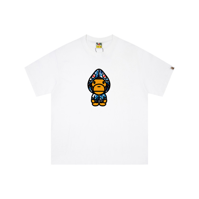 A Bathing Ape Bape Pointed Hat Shark Camouflage Milo Print Tee 6 colors 29348044