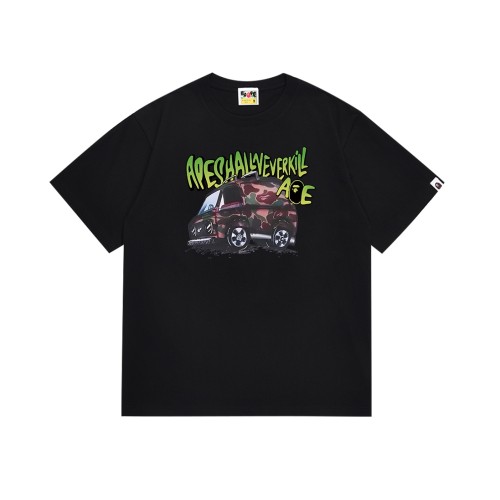 A Bathing Ape Bape Camo Car Graffiti Ape Head Letter Print Tee 2 colors 29348054