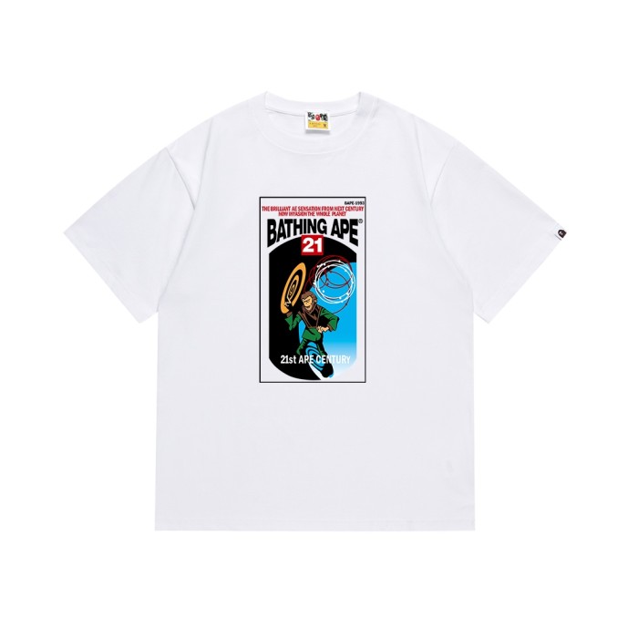 A Bathing Ape Bape European And American Sci-Fi Comic Ape 21st Century Print Tee 2 colors 29348055
