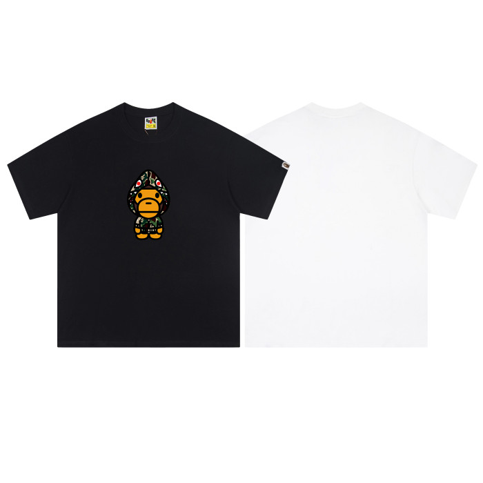 A Bathing Ape Bape Pointed Hat Shark Camouflage Milo Print Tee 6 colors 29348044
