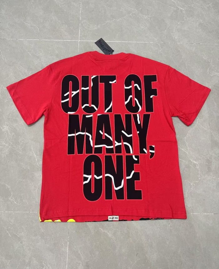 Godspeed Hip Hop Streetwear Front Yellow Outline Gothic Font Helmet Skeleton Racer Holding Trophy Race Track Light Graphic T-Shirt 2 colors 29349534