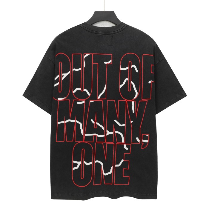 Godspeed Hip Hop Streetwear Front Yellow Outline Gothic Font Helmet Skeleton Racer Holding Trophy Race Track Light Graphic T-Shirt 2 colors 29349534