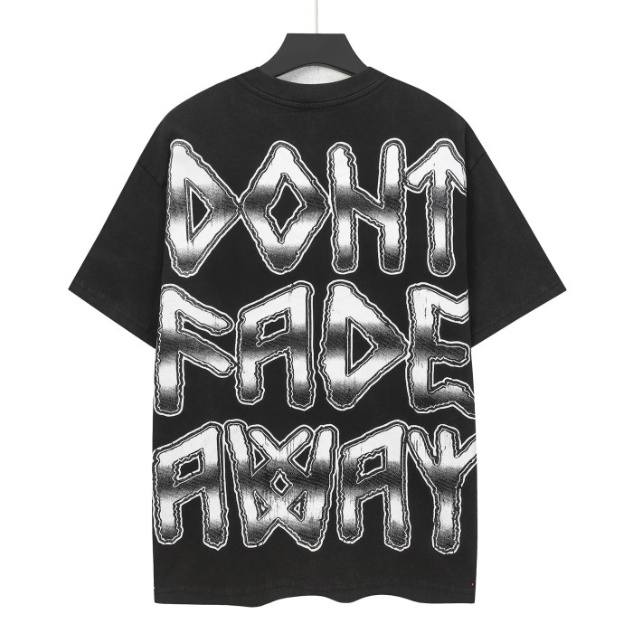 Godspeed Front White Gradient Gothic Script Four Suit Cowboy Hat Skeletons Crosswalk City Building Red Classic Car T-Shirt 2 colors 29353204