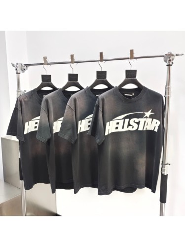 Hellstar Studio [Big & Tall for weights up to 260 lbs]1:1 quality version HS Classic Letter Large Logo Tee