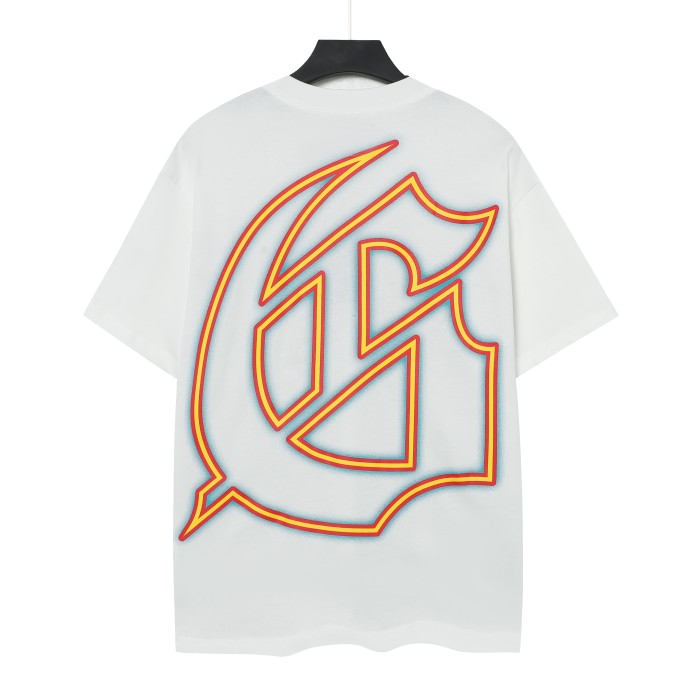 Godspeed Streetwear Front Helmet Skeleton Race Car Palm Tree Island Cursive Letter Print T-Shirt 2 colors 29353551