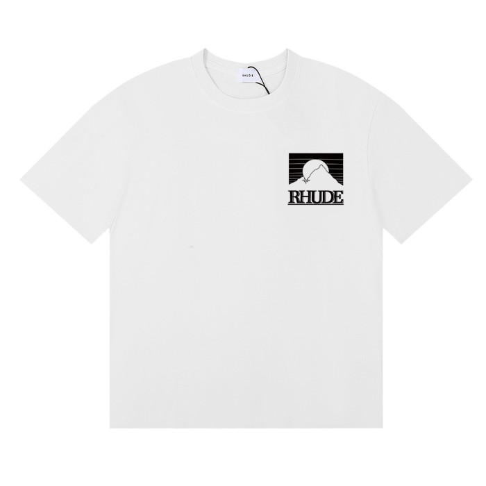 Rhude Contrasting color sunset print Tee 3 colors 29355903