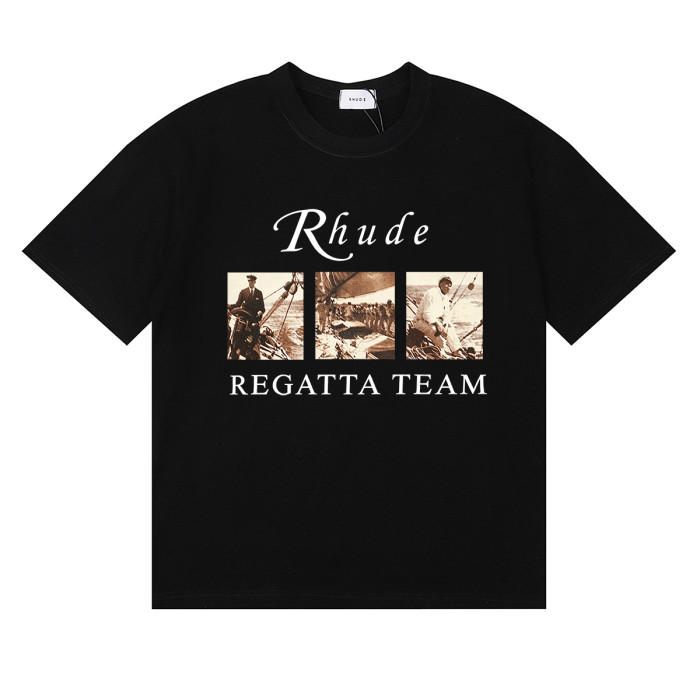 Rhude Photo Regatta Team letter printed Tee 3 colors 29356386