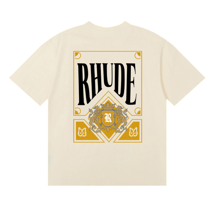 Rhude Pista Golden Card printed Tee 3 colors 29356377
