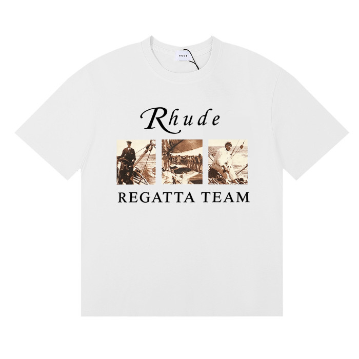 Rhude Photo Regatta Team letter printed Tee 3 colors 29356386