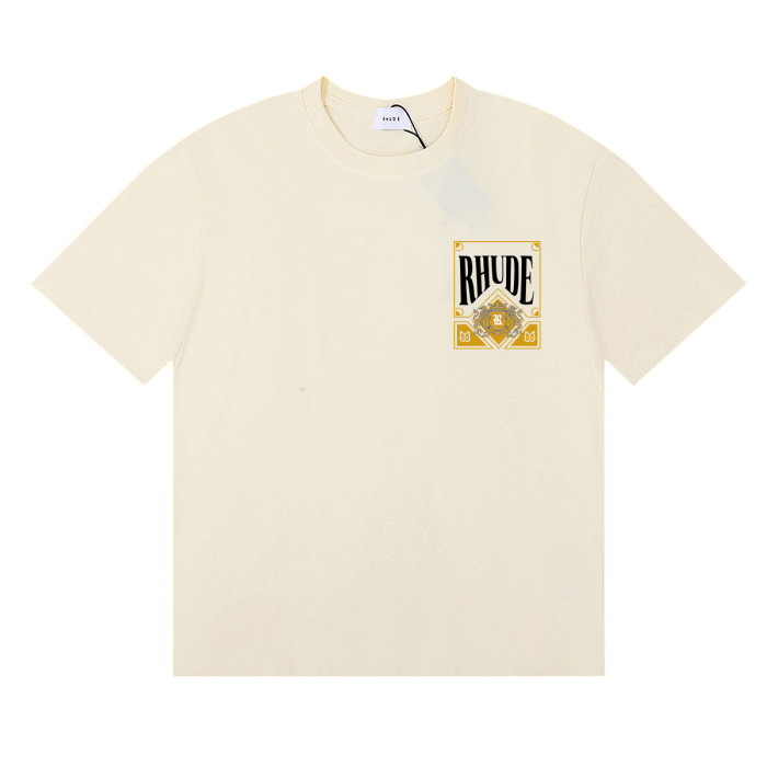 Rhude Pista Golden Card printed Tee 3 colors 29356377