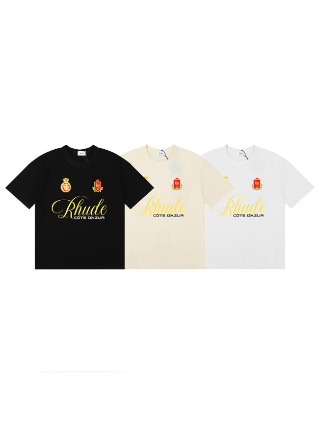 Rhude Golden badge printed Tee 3 colors 29356370