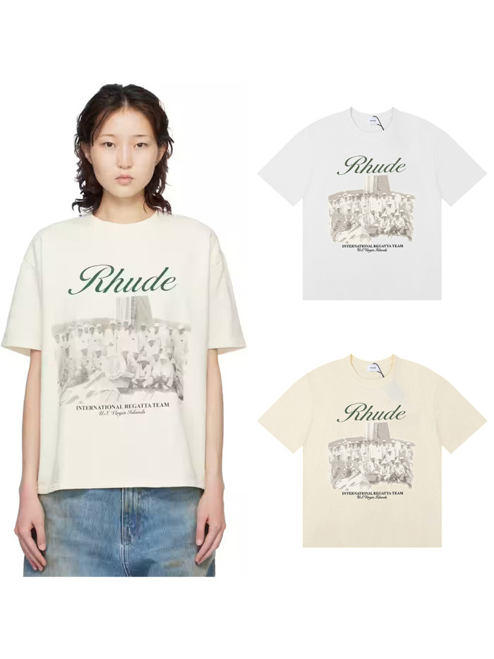 Rhude Virgin Islands Script printed Tee 2 colors 29355934