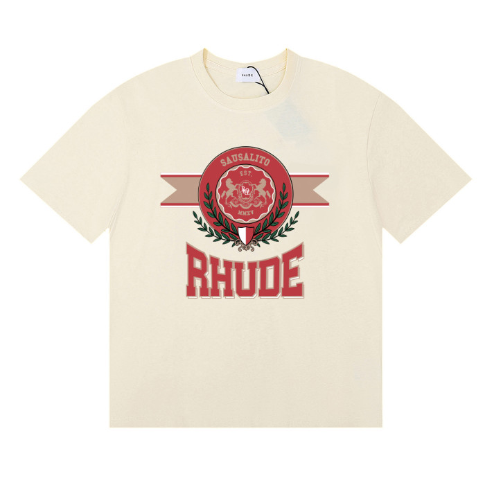Rhude Sausalito Crest Logo Graphic printed Tee 3 colors 29356374