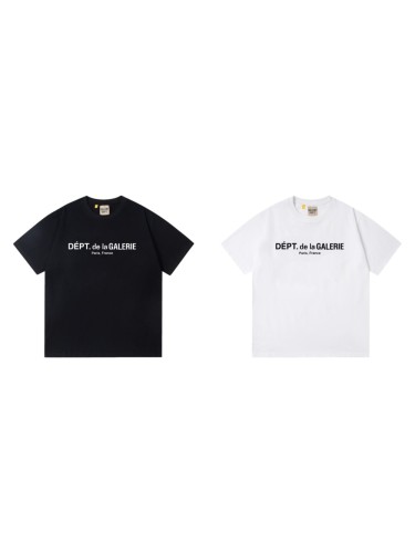 GaIIery Dept. Minimalist French Text Print Crew Neck Loose Fit Casual Cotton Tee 2 colors 29356385