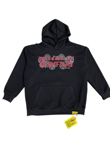 Cough Syrup Red Rust Mechanic Gear Overlay Text Slogan Back Vertical Stacked Metal Bolt Letter Print Fleece Hoodie 29355902