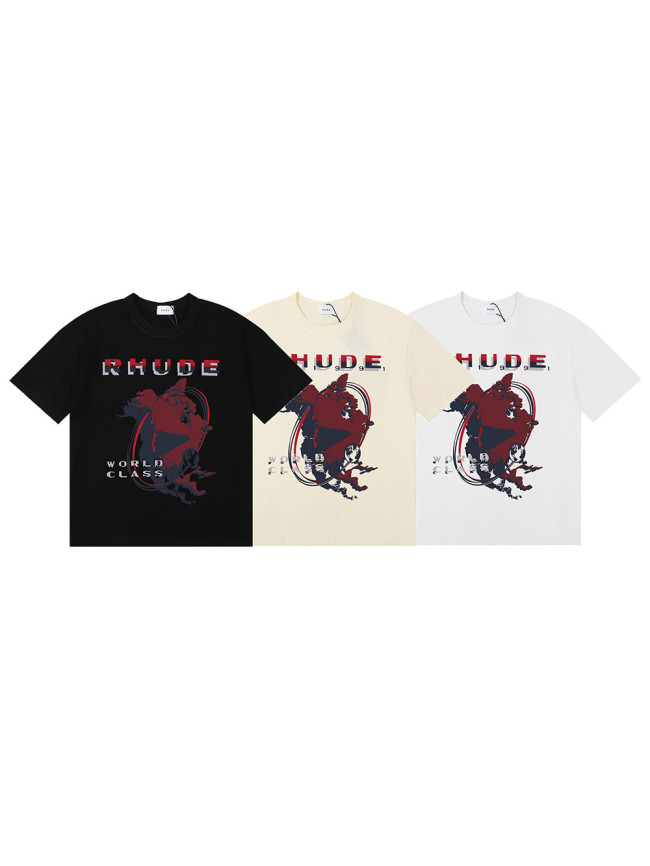 Rhude American Continent Map printed Tee 3 colors 29356381