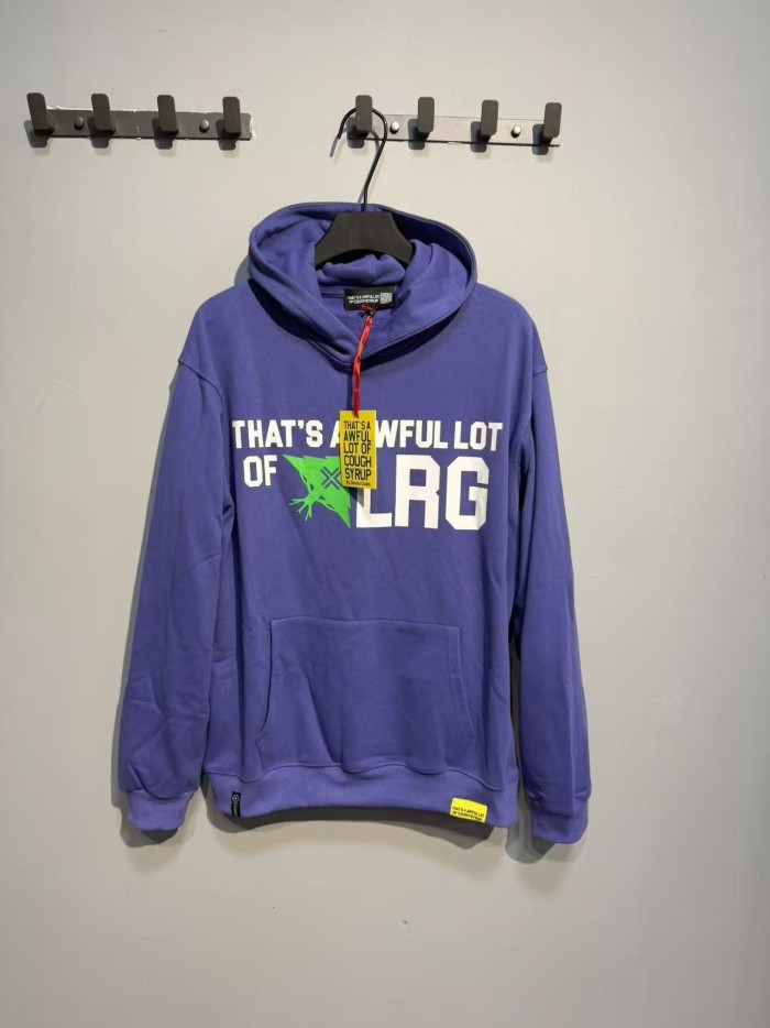 Cough Syrup Retro Hip Hop Front Small Contrast Slogan Leaf Graphic Back Large Stacked Bold Text Oversized Hoodie 2 colors 29357817