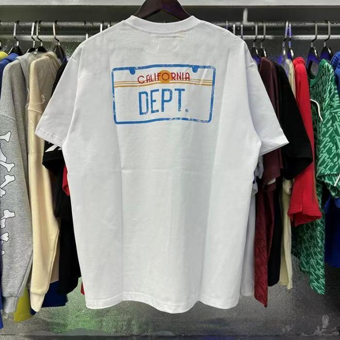 GaIIery Dept. Retro Car License Plate Print Washed Distressed Cotton Tee 2 colors 29357981