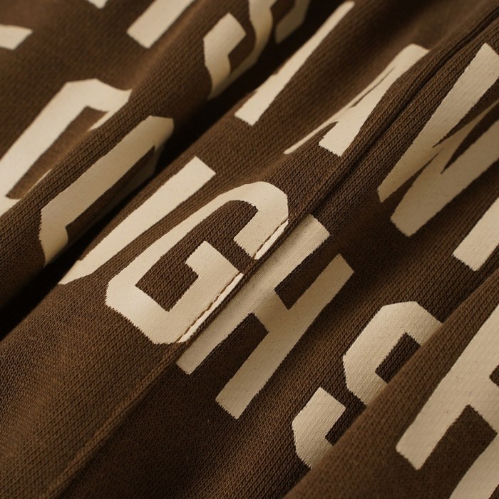 Cough Syrup Front Small Slogan Back Large Vertical Letter Print Drawstring Elastic Waist Streetwear Athletic Sweat Shorts 2 colors 29357903