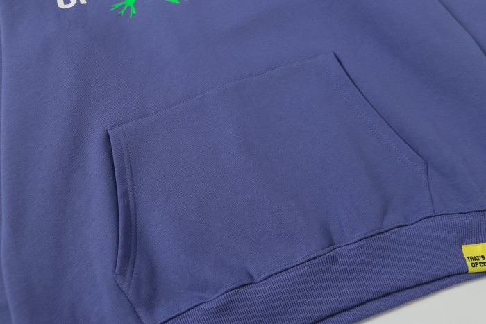 Cough Syrup Retro Hip Hop Front Small Contrast Slogan Leaf Graphic Back Large Stacked Bold Text Oversized Hoodie 2 colors 29357817