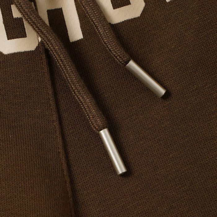 Cough Syrup Front Small Slogan Back Large Vertical Letter Print Drawstring Elastic Waist Streetwear Athletic Sweat Shorts 2 colors 29357903