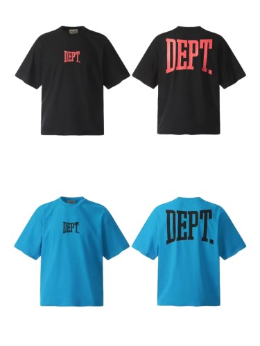 GaIIery Dept. Minimal Vintage Street Front Small Bright Red Block Letter Back Oversized Bold Red Font Double Sided Print Oversized Cotton Tee 2 colors 29359114