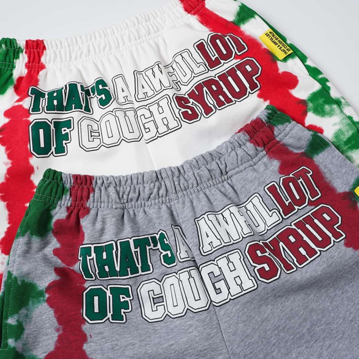 Cough Syrup Vintage Tie-Dye Western Lady Star Print Tee & Shorts Set 2 colors 29359163