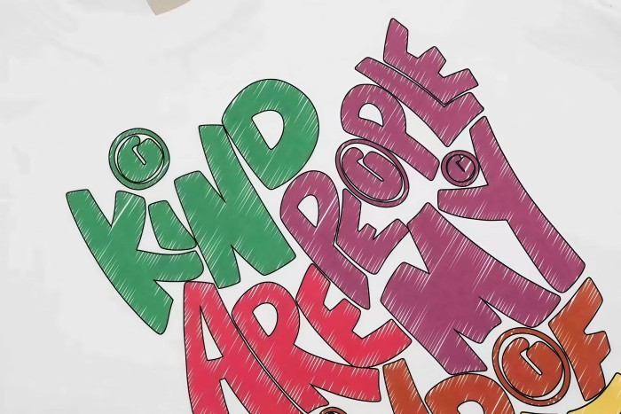 GaIIery Dept. Y2K Graffiti Streetwear Front Multicolor Doodle Bubble Letter Print Oversized Crew Neck Cotton Tee 29358808