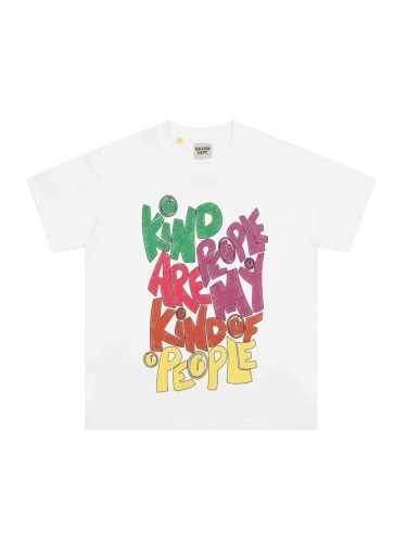 GaIIery Dept. Y2K Graffiti Streetwear Front Multicolor Doodle Bubble Letter Print Oversized Crew Neck Cotton Tee 29358808