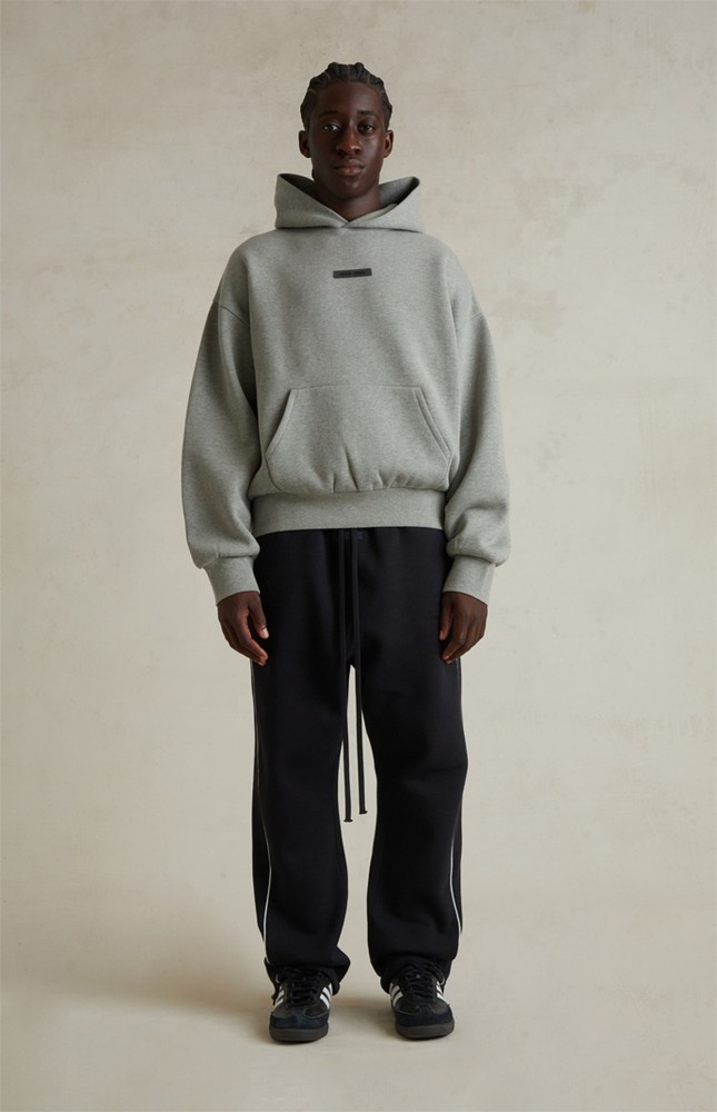 Fear Of God (Essentials) [Big & Tall for weights up to 220 lbs]1:1 quality version 3D Metal Logo Fleece Hoodie & Sweatpants Set 3 colors 28529877
