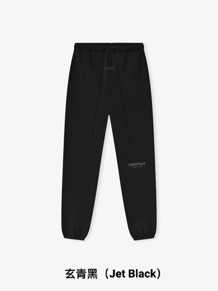 Fear Of God (Essentials) [Big & Tall for weights up to 220 lbs]1:1 quality version 3D Metal Logo Fleece Hoodie & Sweatpants Set 3 colors 28529877