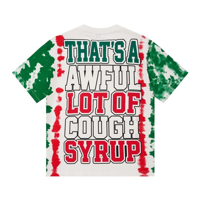 Cough Syrup Vintage Tie-Dye Western Lady Star Print Tee & Shorts Set 2 colors 29359163
