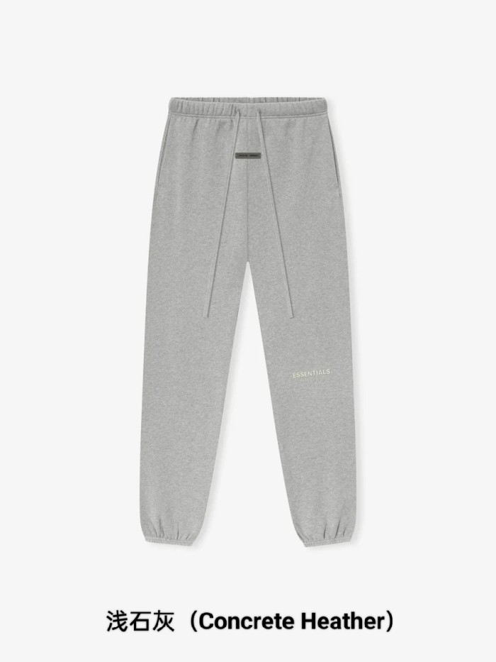 Fear Of God (Essentials) [Big & Tall for weights up to 220 lbs]1:1 quality version 3D Metal Logo Fleece Hoodie & Sweatpants Set 3 colors 28529877