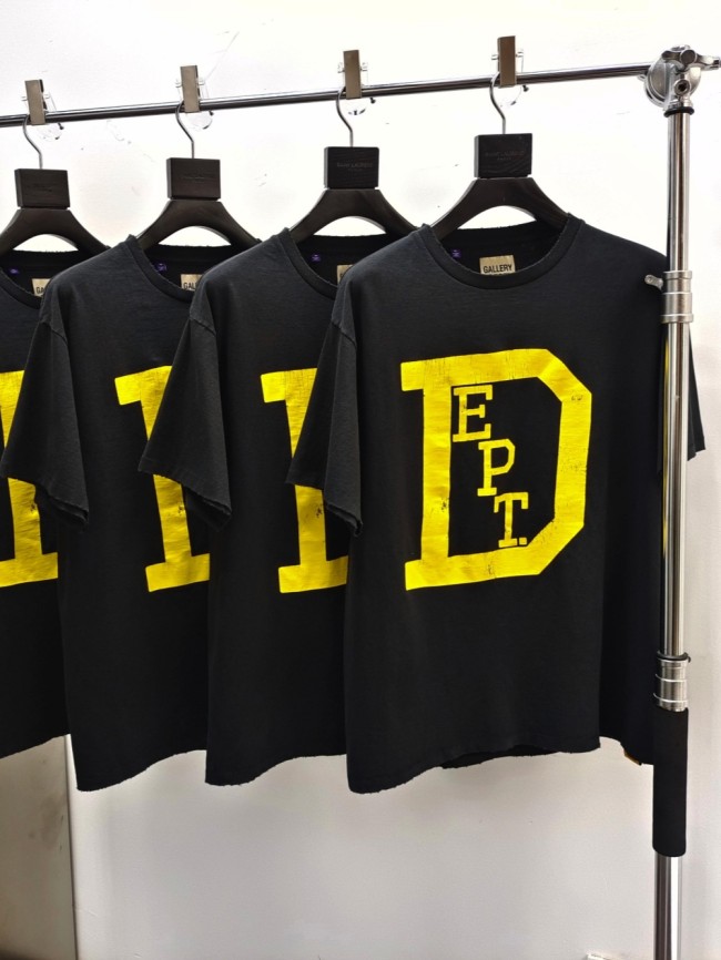 GaIIery Dept. [Big & Tall for weights up to 220 lbs]1:1 quality version Yellow Big D printed Tee 29359015