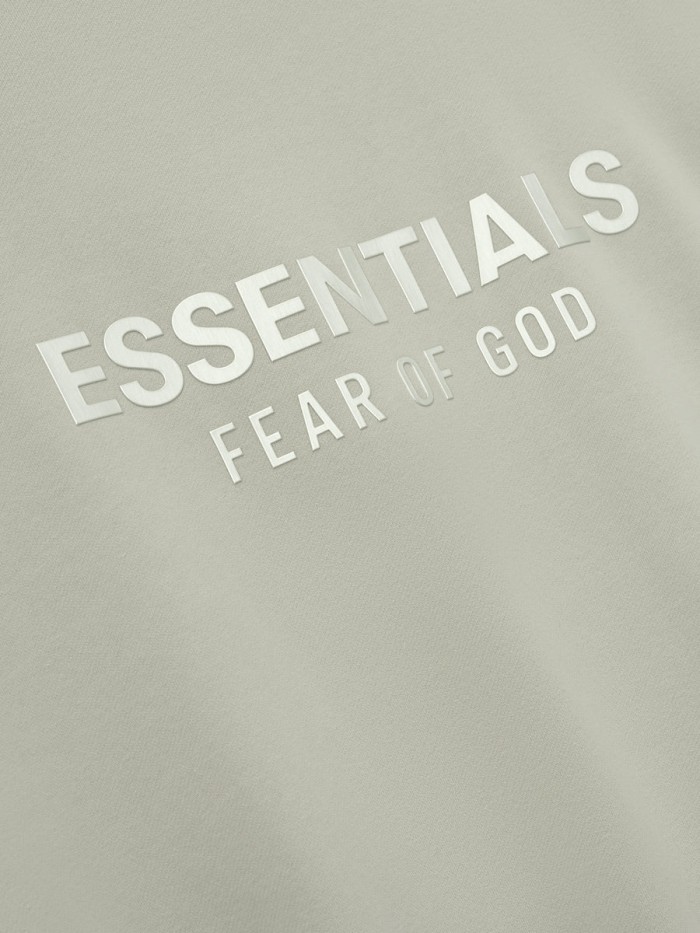 Fear Of God (Essentials) [Big & Tall for weights up to 220 lbs]1:1 quality version 3D Metal Logo Fleece Hoodie & Sweatpants Set 3 colors 28529877