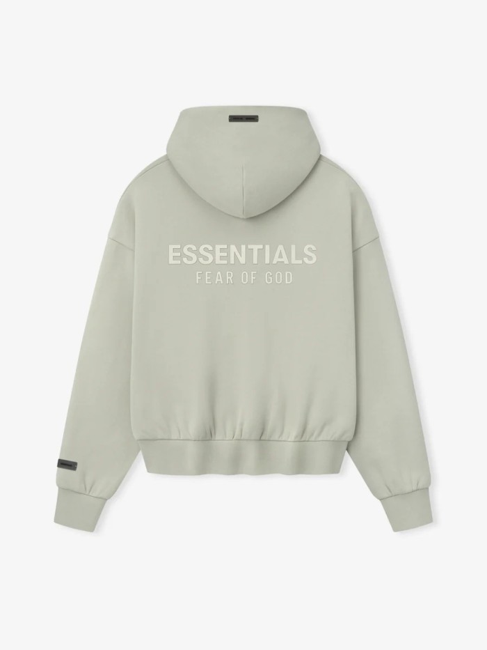 Fear Of God (Essentials) [Big & Tall for weights up to 220 lbs]1:1 quality version 3D Metal Emblem High Frequency Letter Print Zipper Hoodie 6 colors 29368216