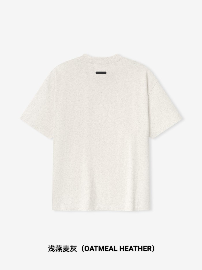 Fear Of God (Essentials) [Big & Tall for weights up to 220 lbs]1:1 quality version Streetwear Script Letter Print Tee &  Shorts Set 2 colors 29368214