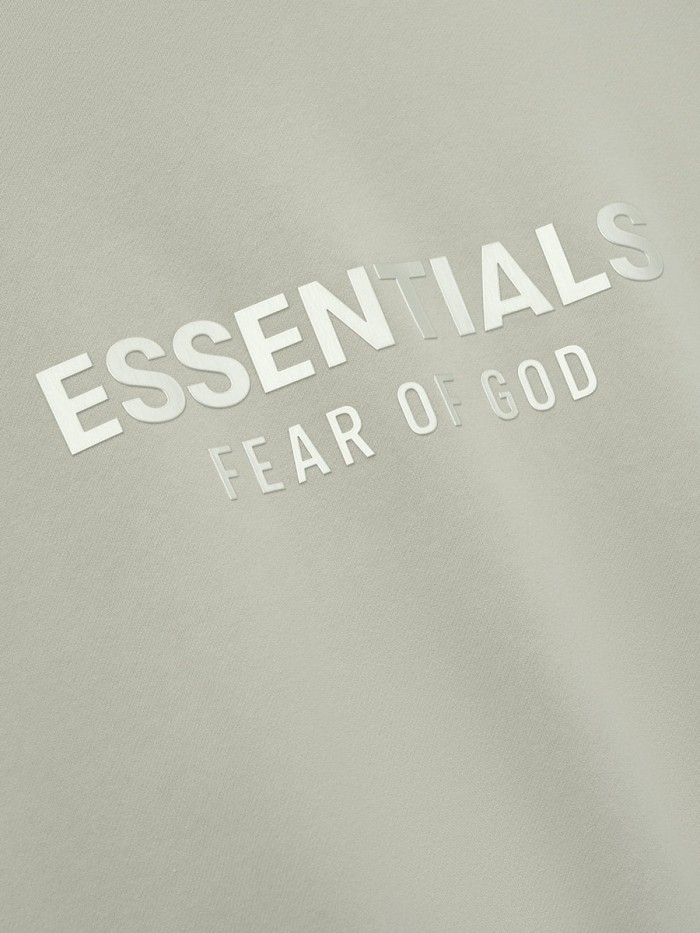 Fear Of God (Essentials) [Big & Tall for weights up to 220 lbs]1:1 quality version 3D Metal Emblem High Frequency Letter Print Zipper Hoodie 6 colors 29368216