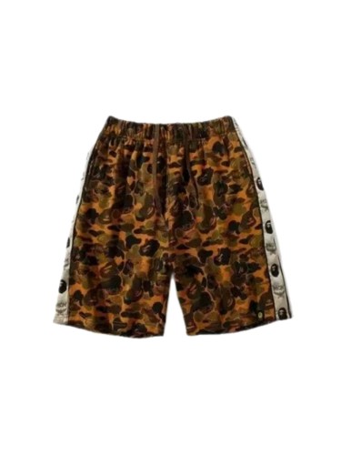A Bathing Ape Bape Y2K Camouflage All Over Print Side Logo Tape Loose Fit Five Inch Shorts 29368402