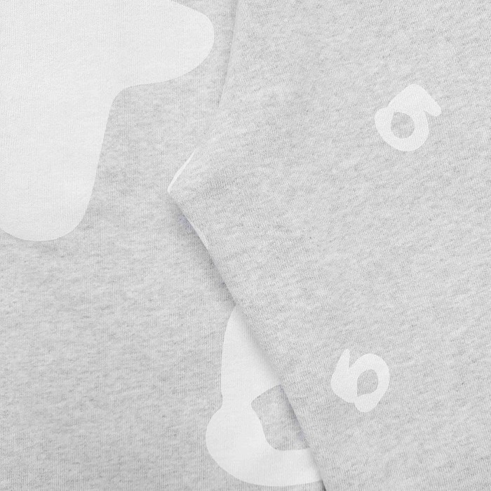Sp5der [Big & Tall for weights up to 220 lbs]1:1 quality version High Street Heather Gray Curved Letter Star All Over Print Hoodie & Pants Set 29368154