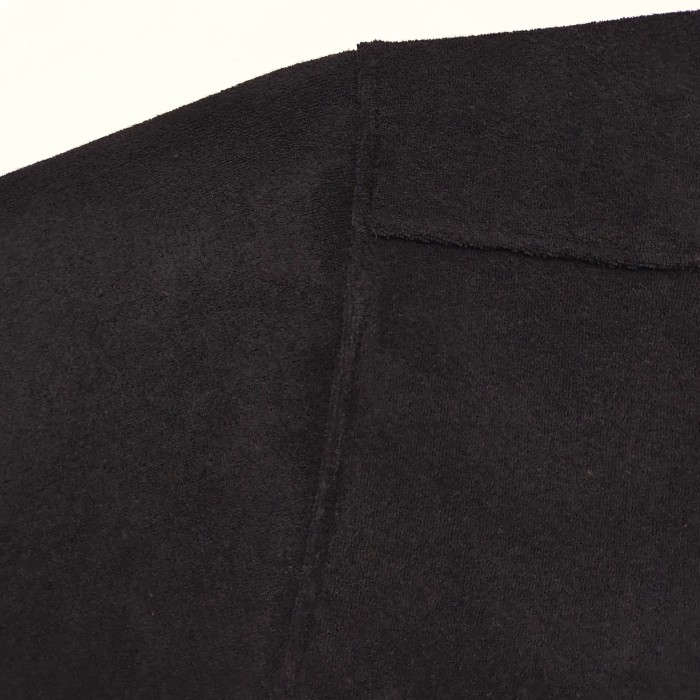 GaIIery Dept. [Big & Tall for weights up to 260 lbs]1:1 quality version Streetwear Solid Black French Letter Print Notch Collar Shirt & Sweat Shorts Set 29368158
