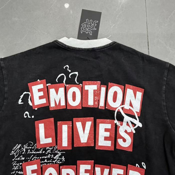 Mixed Emotion Rock Celebrity Photo Poster Collage Print T-shirt 29370505