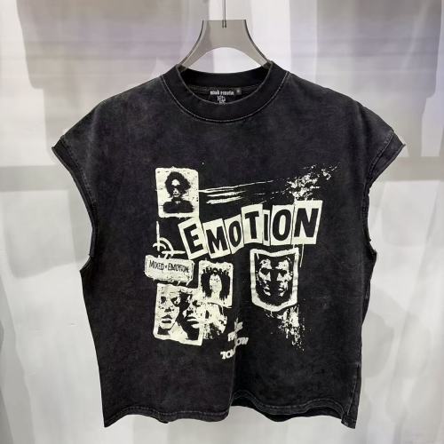 Mixed Emotion Ruins Style Collage Portrait Poster Print Tank Tops 29370429