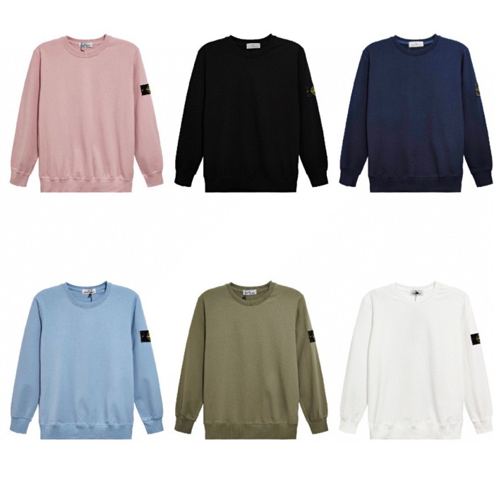 [50% Off]Basic multicolor round neck pullover 19642823