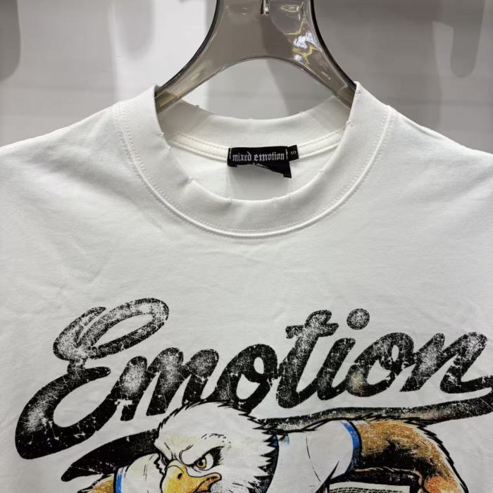 Mixed Emotion USA Canada Mexico World Cup Bald Eagle Soccer Print T-shirt 29370478