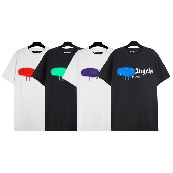 [50% Off]Multicolor inkjet letter tee 19301527