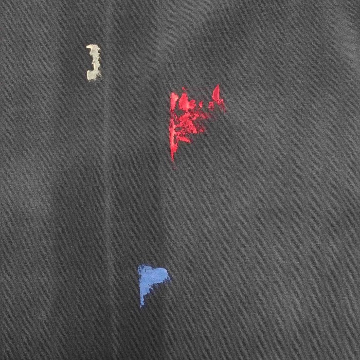 GaIIery Dept. [Big & Tall for weights up to 220 lbs]1:1 quality version Streetwear Vintage Washed Pocket Letter Print Splash Ink Graffiti Oversized Tee 29371920