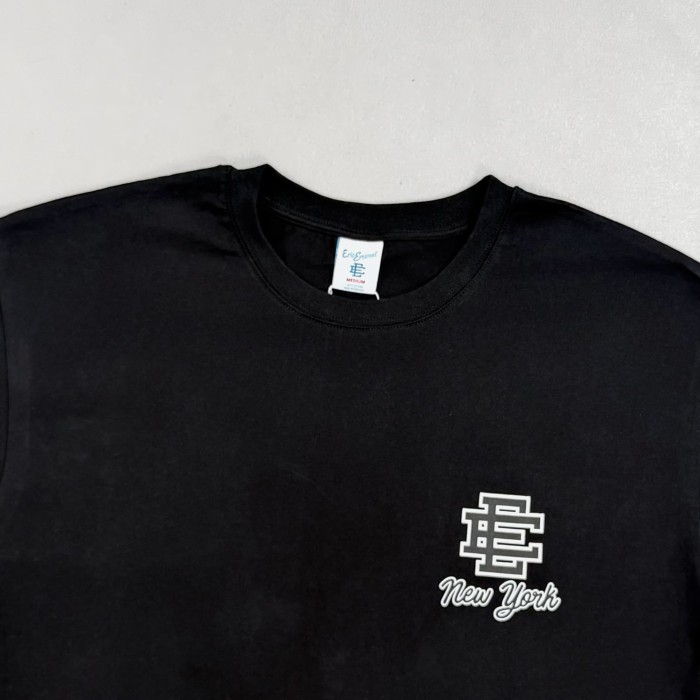 Eric Emanuel 1:1 quality version  Monogram And New York Script Print Loose Fit Breathable Cotton Crew Neck Tee 2 colors 29374989